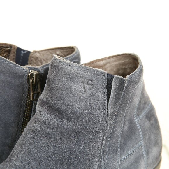 JOSEF SEIBEL Daphne Navy Suede Ankle Booties - Picture 4 of 12